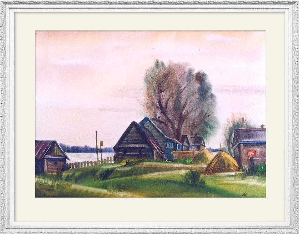 «Окраина», 56x75, бум