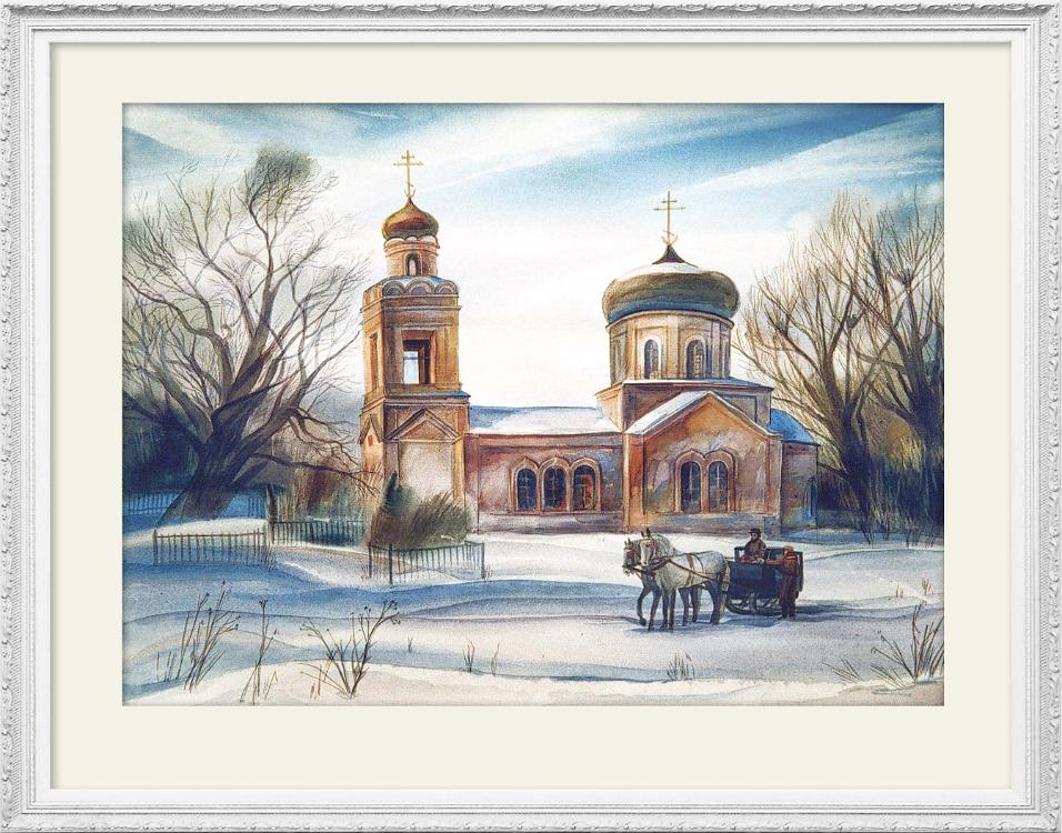 «Ямщик, не гони лошадей», 56x75, бум
