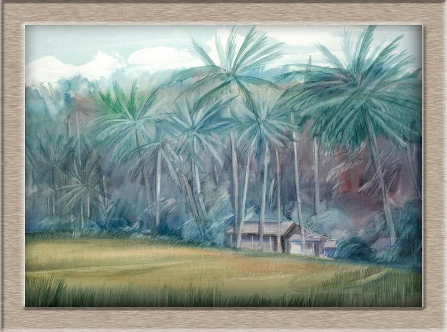 Рисовые поля 40х55 2009
