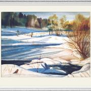 «Вешние воды», 56x75, бум., акварель