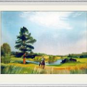 «Раздолье», 56x75, бум., акварель