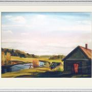 «Чудное приволье», 56x75, бум., акварель