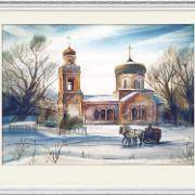 «Ямщик, не гони лошадей», 56x75, бум., акварель
