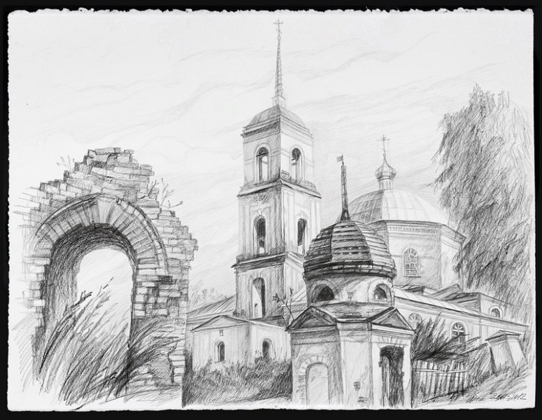 Погост спас-на-Низу (родовая усыпальница Тыртовых  60х70 2012