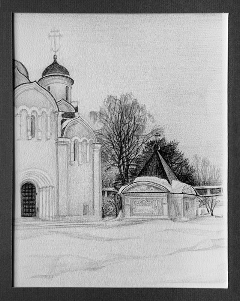 Старицкий Свято-Успенский монастырь Рисунок 02 2010
