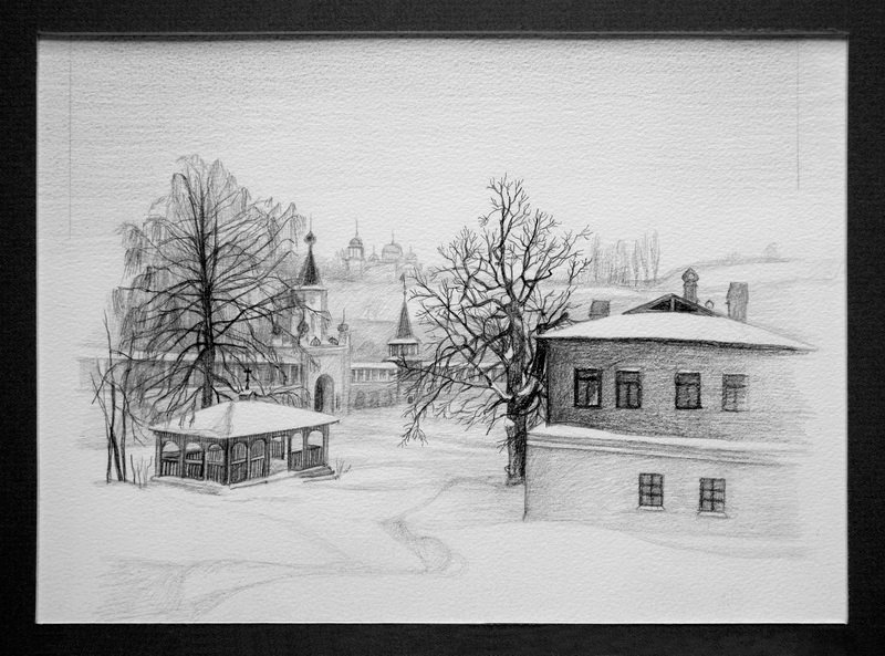 Старицкий Свято-Успенский монастырь Рисунок 08 2010