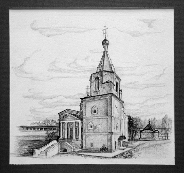 Старицкий Свято-Успенский монастырь Рисунок 12 2010