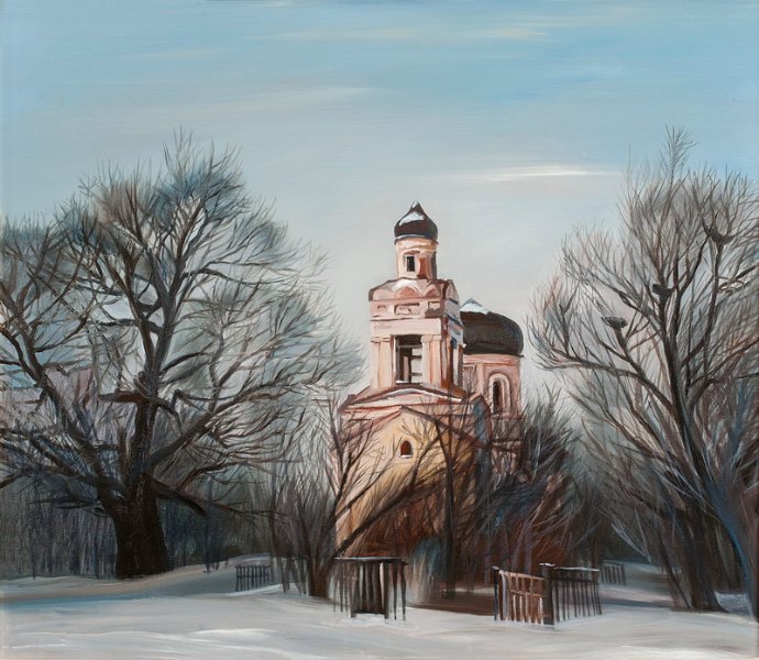 Ивановское Церковь Иоанна Крестителя 60х70