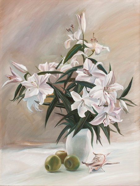 Лилии 50х70 1996