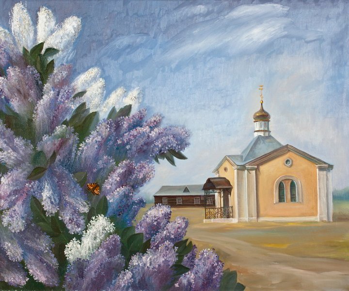 Сирень 60х70